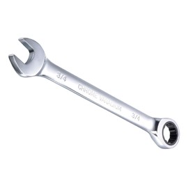 CoCud Ratchet Wrench 3/4" Head SAE 72 Teeth Cr V Combination Wrench Spanner for Home Repair Tasks