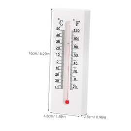 SHINEOFI 2 Pcs Outdoor Key Hider with Thermometer Weather Resistant Wall Mount Key Holder Convenient and Sturdy Decorative Design for Outdoor Use