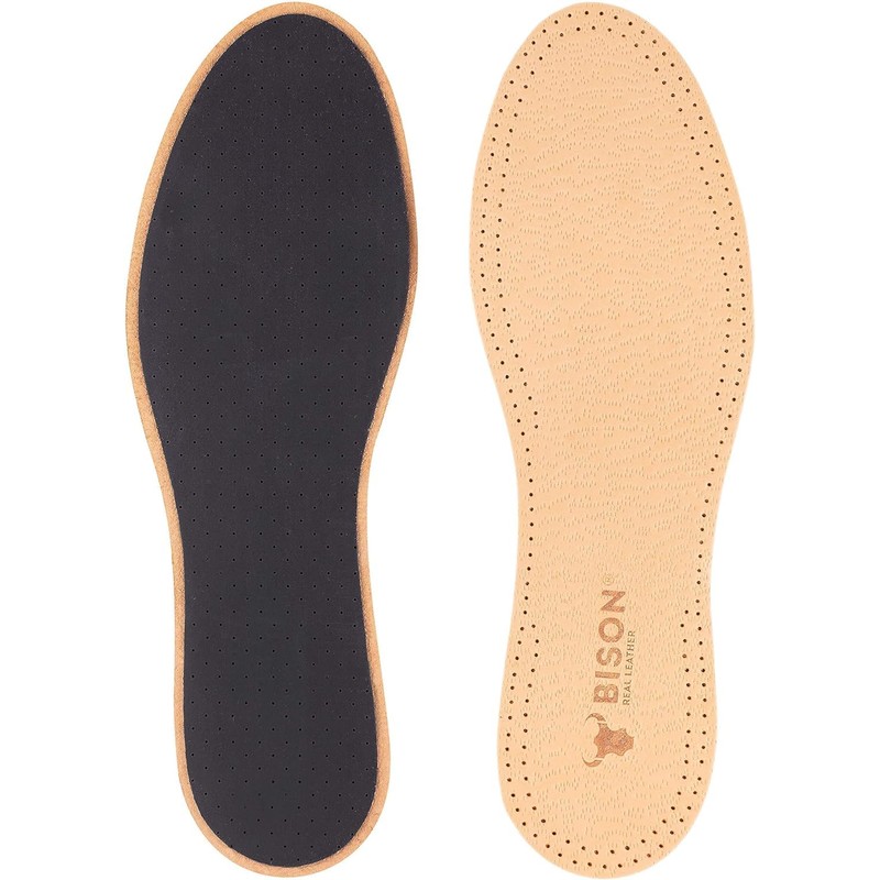 Genuine Leather Insole, Pack of 3, Premium Leather, Activated Carbon,
