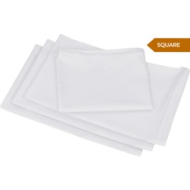 Utopia Bedding Zippered Waterproof Throw Pillow Protectors (No Pillow Inserts), European (Pack of 4, White), Bed Bug Proof Decorative Pillow Encasement Covers for Outdoors, Bed, Couch 26 x 26 inches