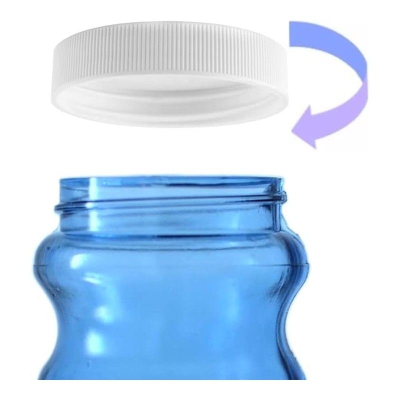 SANITRO Threaded/Screw-On Caps for 3 and 5 Gallon Water Bottle