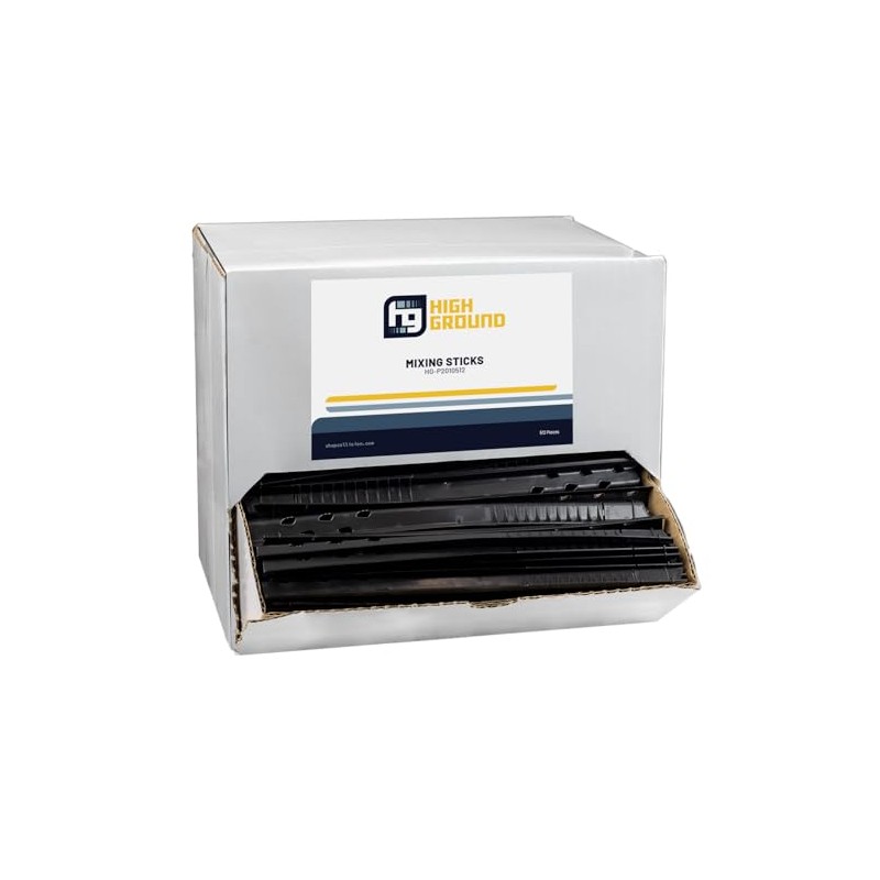 HIGH GROUND Paint Mixing Sticks, S-Shape Design with Holes, 512