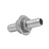 Fitvell Stainless Steel 1/4" Hose Barb Bulkhead Fitting Thru-Bulk Bulkhead