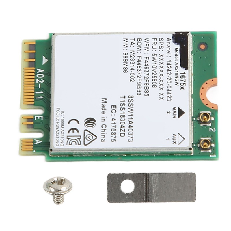 WiFi Card Wireless Tri Band 1675X AX210NGW M.2 NGFF WI‑FI6E