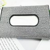 Tissue Box, Glitter Car, Glitter Crystal Tissue Holder, Rectangular Tissue