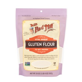 Bob's Red Mill Vital Wheat Gluten Flour, 20oz (Pack of 4) - Vegan, Keto Friendly, Kosher