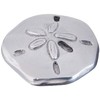 Mariposa Sand Dollar Napkin Weight, One Size, Silver