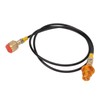 CO2 Tank Adapter Hose 60 Inch Brass ABS Soda Machine