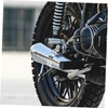 CHILDWEET Motorcycle Exhaust Bracket Clamp Stainless Steel Support for Secure