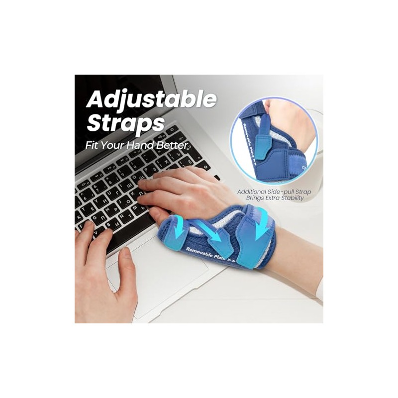 CURECARE Thumb Support, New 2 in 1 Thumb Splint Right