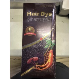 Iemokoda Hair Dye Shampoo 3 In 1 Silver Gray Clean Nourish Dye 16.9 Oz