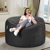 HABUTWAY Bean Bag Chair 3Ft Luxurious Velvet Ultra Soft Fur