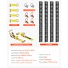 VEVOR E-Track Tie-Down Rail Kit, 5' E Tracks Set, 16Pcs