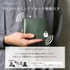 BLUE SINCERE Bifold Wallet, Men's Genuine Leather Italian Leather, Mini