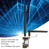 PCIe Network Card 1800Mbps BT5.2 2.4G/5Ghz Dual Antenna MU MIMO