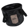 Camping Collapsible Bucket 10L Capacity Food Grade PVC Mesh Side