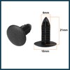 TUCKBOLD 6mm Hole Dia Plastic Rivets Fastener Fender Bumper Push