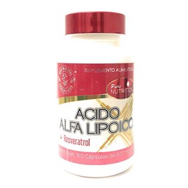 AOOZTO Ácido Alfa Lipoico, Resveratrol, 60 capsulas.                                                                                                  