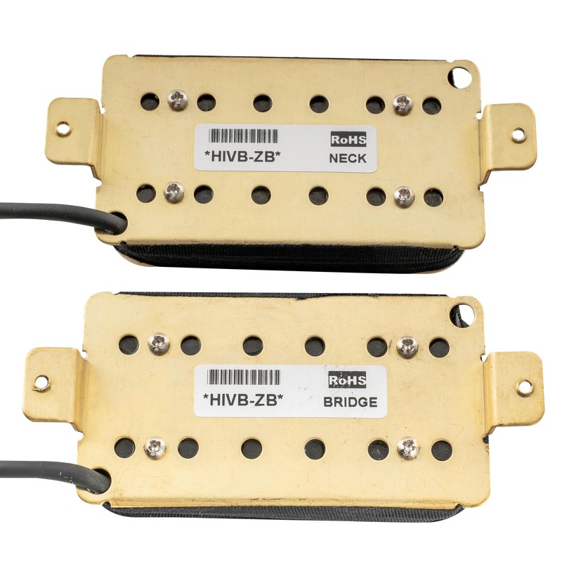 Artec HIVB Invader Style Uncovered Adjustable Hexagonal Poles Ceramic Humbucker