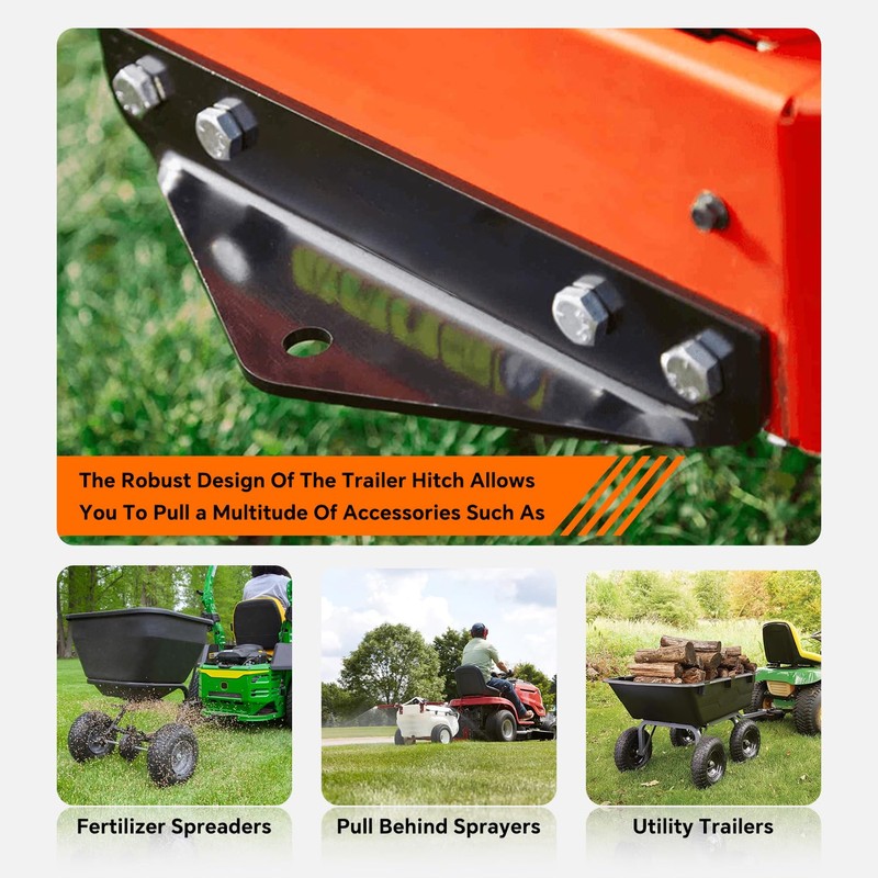 ustintec 79108500 Trailer Hitch Kit Compatible with Gravely ZT HD,
