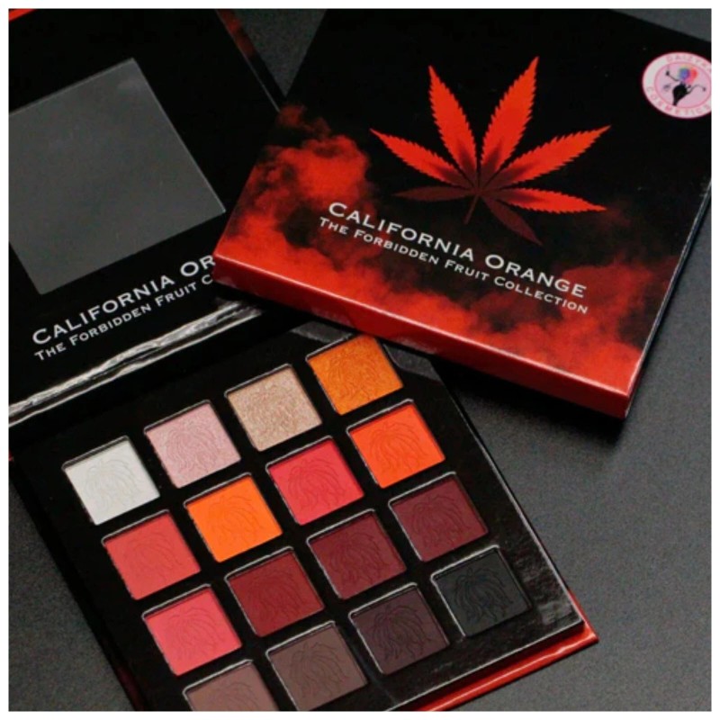 DAIZYKAT COSMETICS CALI ORANGE THE FORBIDEN FRUIT COLLECTION EYESHADOW PALETTE