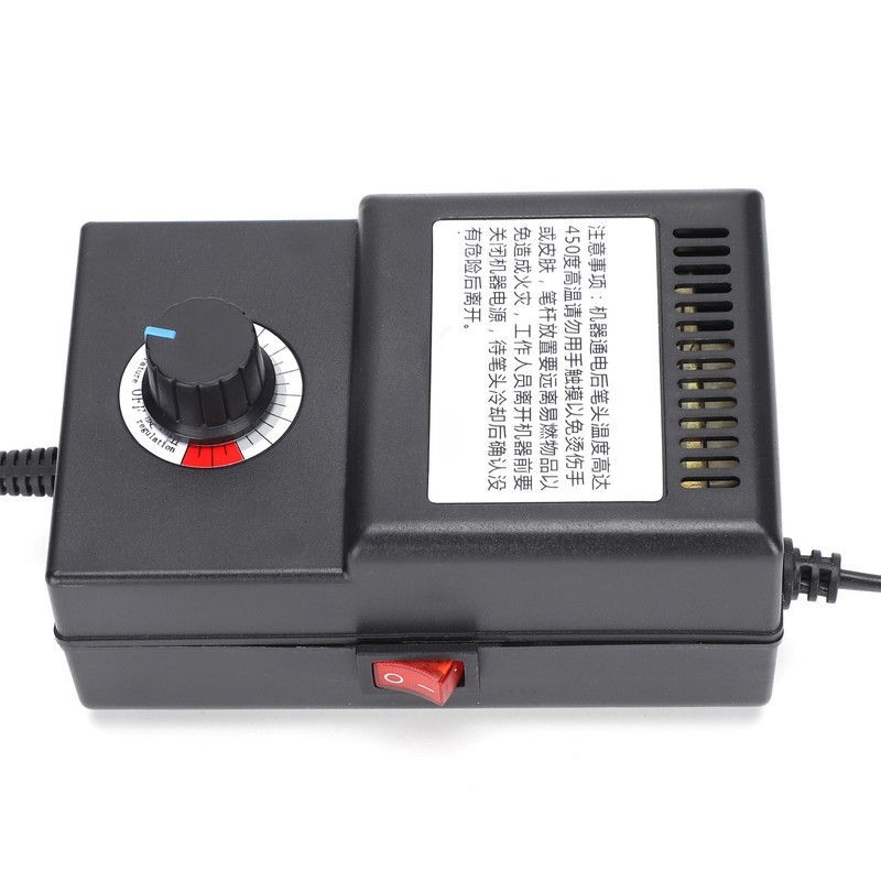 Woodburner Machine Adjustable Temperature Professional Burning Pyrography Set Art SuppliesEU