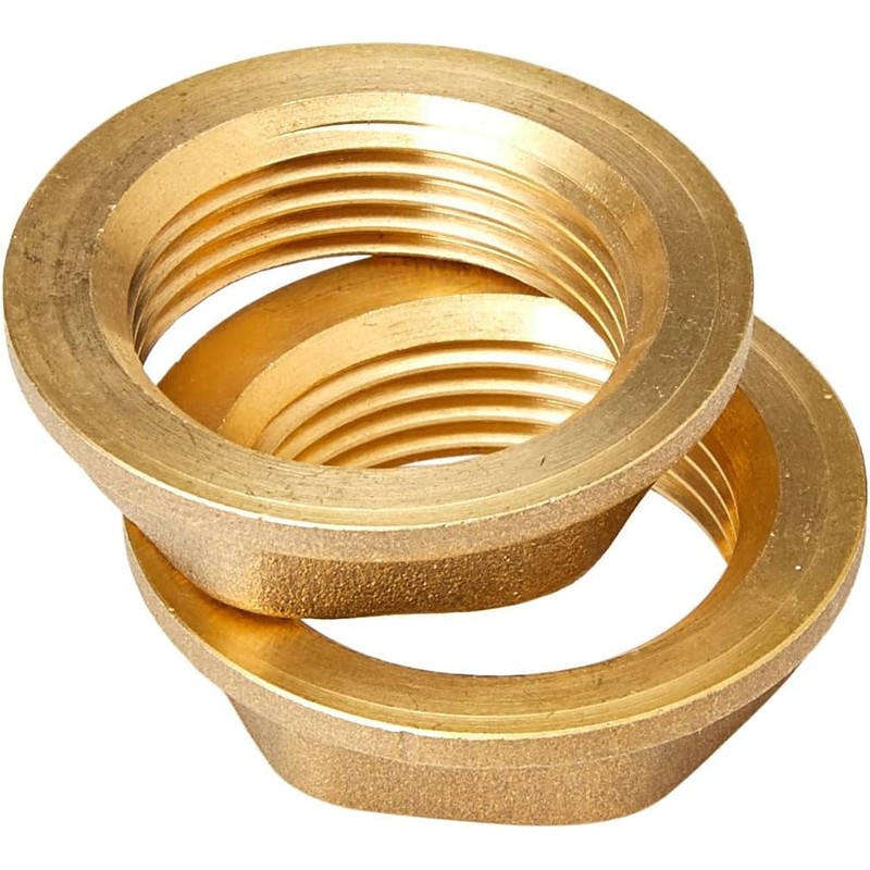Brass Replacement 3/4" BSP Flanged Metal Bath Tap Backnut -
