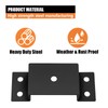 SALUINOKI 8 Pack Steel Trailer Stake Pockets for 2x4 Wood,