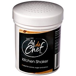 Ai De Chef 6192 Kitchen Shaker, White 6.4 cm x 6.4 cm x 3 cm