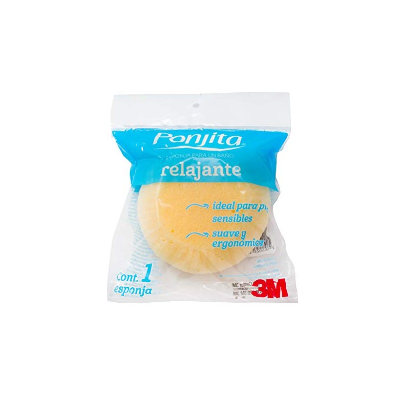 3M Ponjita Esponja Relajante (Modelo Relax), 1 count