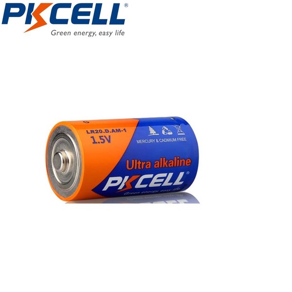 PKCELL D Cell Battery AM-1 LR20 MN1300 Duration 1800min,4 Counts
