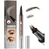 Erinde L?piz L?quido para Cejas, Resistente al Agua, #F204black Brown