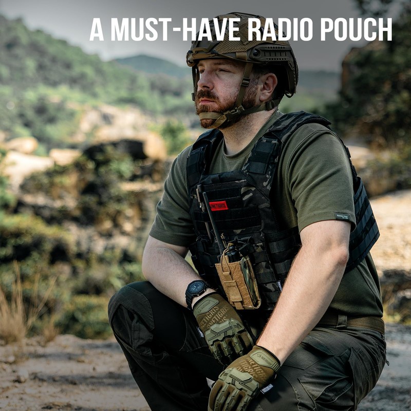 OneTigris Radio Holster for BaoFeng UV-5R BF-F8HP Nylon MOLLE Pouch