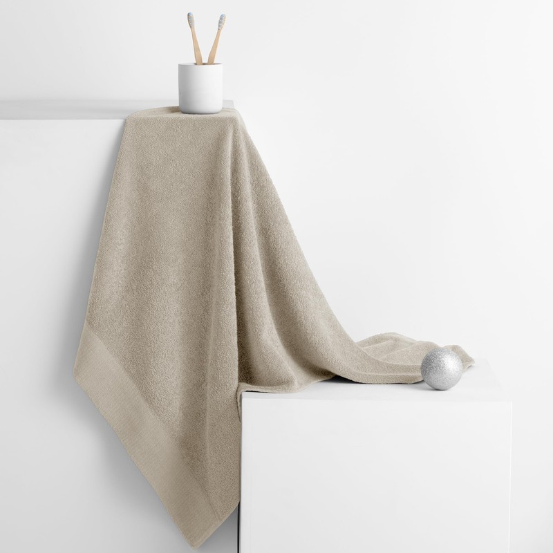 AmeliaHome Hand Towel Beige 50 x 100 cm 100% Cotton