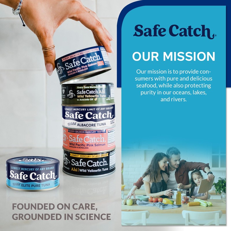 Safe Catch Wild Albacore Tuna Canned Low Mercury Can Tuna