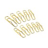 10Pcs Gold Metal Pen Clips, Multi Function Pen Holder Clips