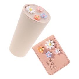 Mini Bote Basura para Automóvil Bolsa Reemplazable y Portavasos, Diseño Floral, Organizador Interior para Camión y Vehículos, Material Durable y Fácil Limpieza