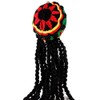 Rastafarian Knitted Braid Hat with Dreadlocks