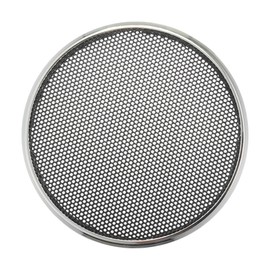 ACROPIX Universal 2" Car Speaker Grills Cover Mesh Round 2 Inch Audio Speaker Subwoofer Guard Protector Case Iron Plating Silver Tone Black - Pack of 1