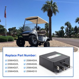 25864G03 25864G09 25864G05 36 Volt 350 Amp 5 Pin SX Controller for EZGO TXT and for Medalist Golf Carts for Curtis 1206-4301 for Curtis 25864G03 - 25864G09 Series ITS Speed Controller for ezgo