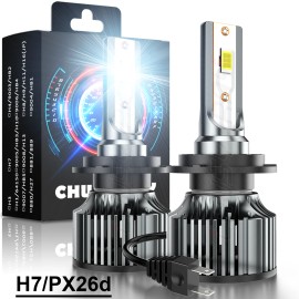 CHUSYYRAY For Honda CBR1000RR CBR600RR 2003-2016 - 2pcs H7 LED Headlight Bulbs 6500K White