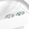 Butterfly Ring Adjustable Women 925 Sterling Silver Animal Butterflies Birthstone