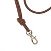 Logan Whistles Lamb Nappa Leather Lanyard with Brass Clip, Light