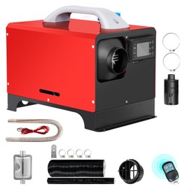 VEVOR Diesel Air Heater, One Outlet Hole, with Black LCD, 8KW Parking Heater, All in One 12V Truck Heater, Remote Control, Fast Heating Diesel Heater, For RV Truck, Boat, Bus, Car Trailer, Motorhomes