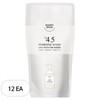 Happy Bath pH 4.5 Mildly Acidic Mugwort Bubble Feminine Wash Refill, 12 Pieces, 300ml / 해피바스 pH4.5약산성 쑥 버블 여성청결제 리필, 12개, 300ml