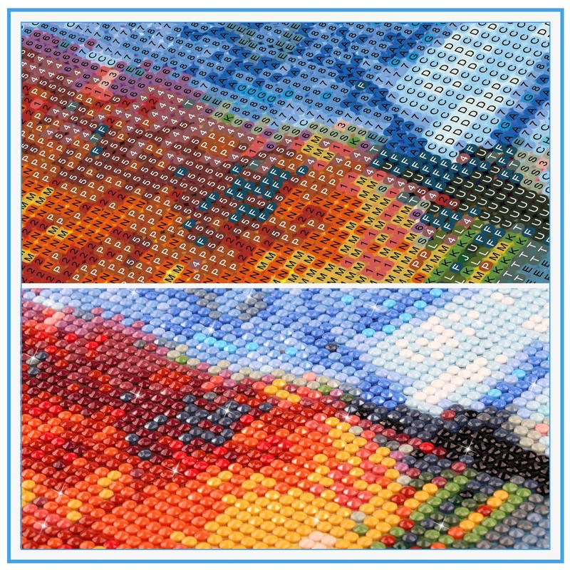 5D DIY Diamond Painting Kits Starry Sky Embroidery Rhinestone Cross