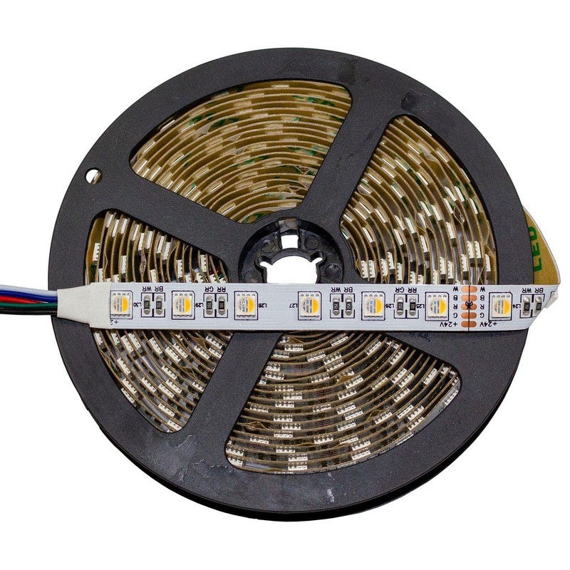 RGBW RGB+W 6000K LED Strip 4in1 Chip 500cm 5m ;