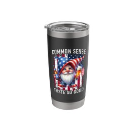 Common Sense Taste So Good Gnome Beer 4th of July Stainless Steel Insulated Tumbler