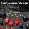 Bluetooth Live Sound Card 8 Modes Voice Changer Sound Mixer