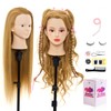 Neverland 26 Inch Hairdressing Head Hairdresser 60% Real Hair Makeup